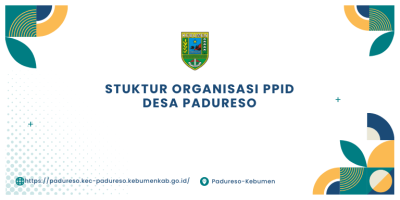Struktur Organisasi PPID Desa Padureso
